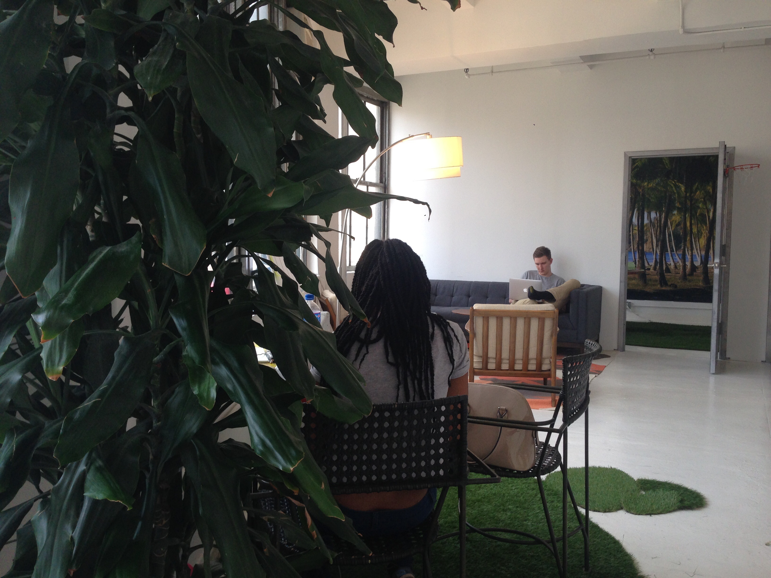 Start up office with 50% windows and unobstructed views