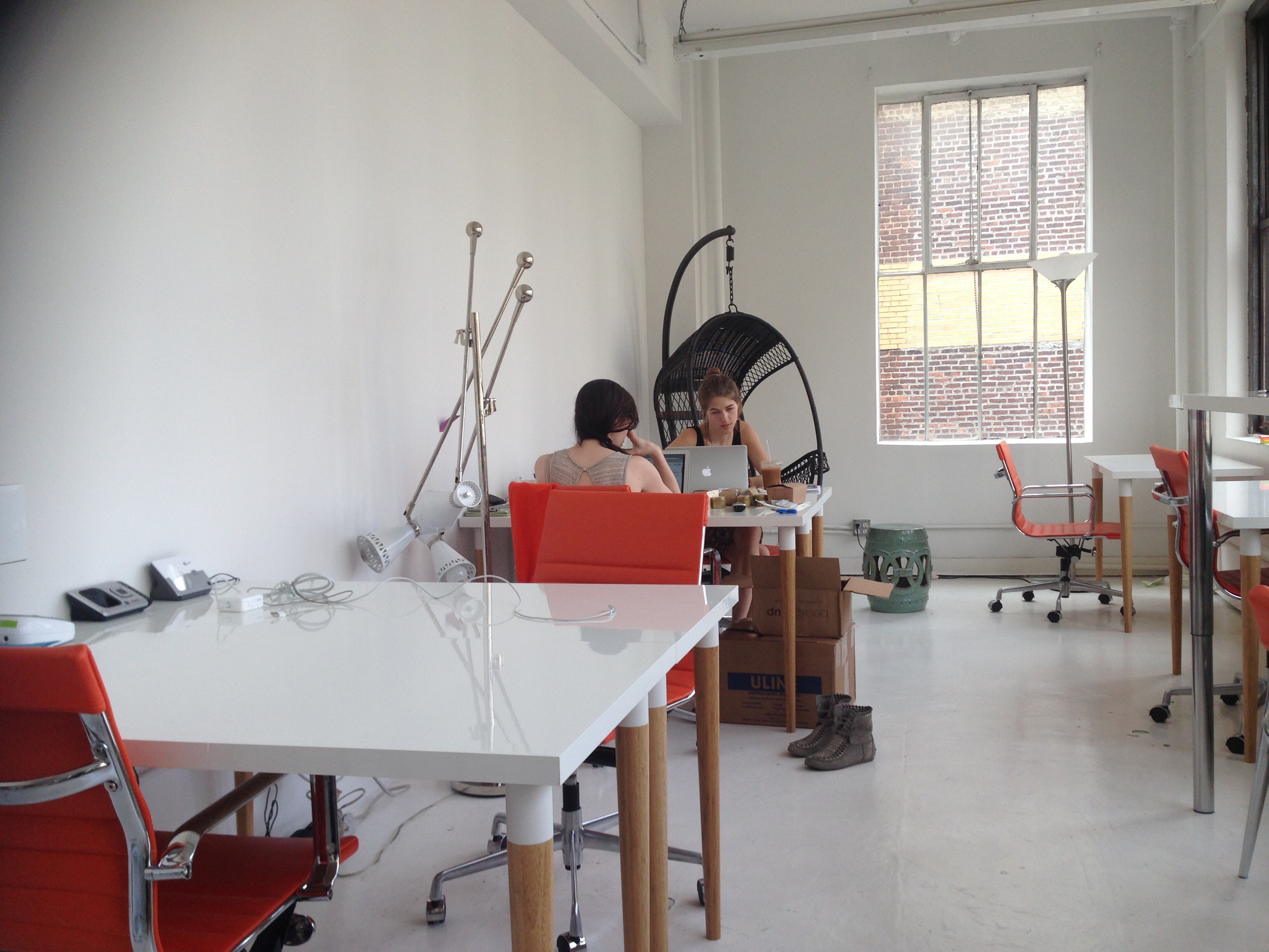 Start up office with 50% windows and unobstructed views