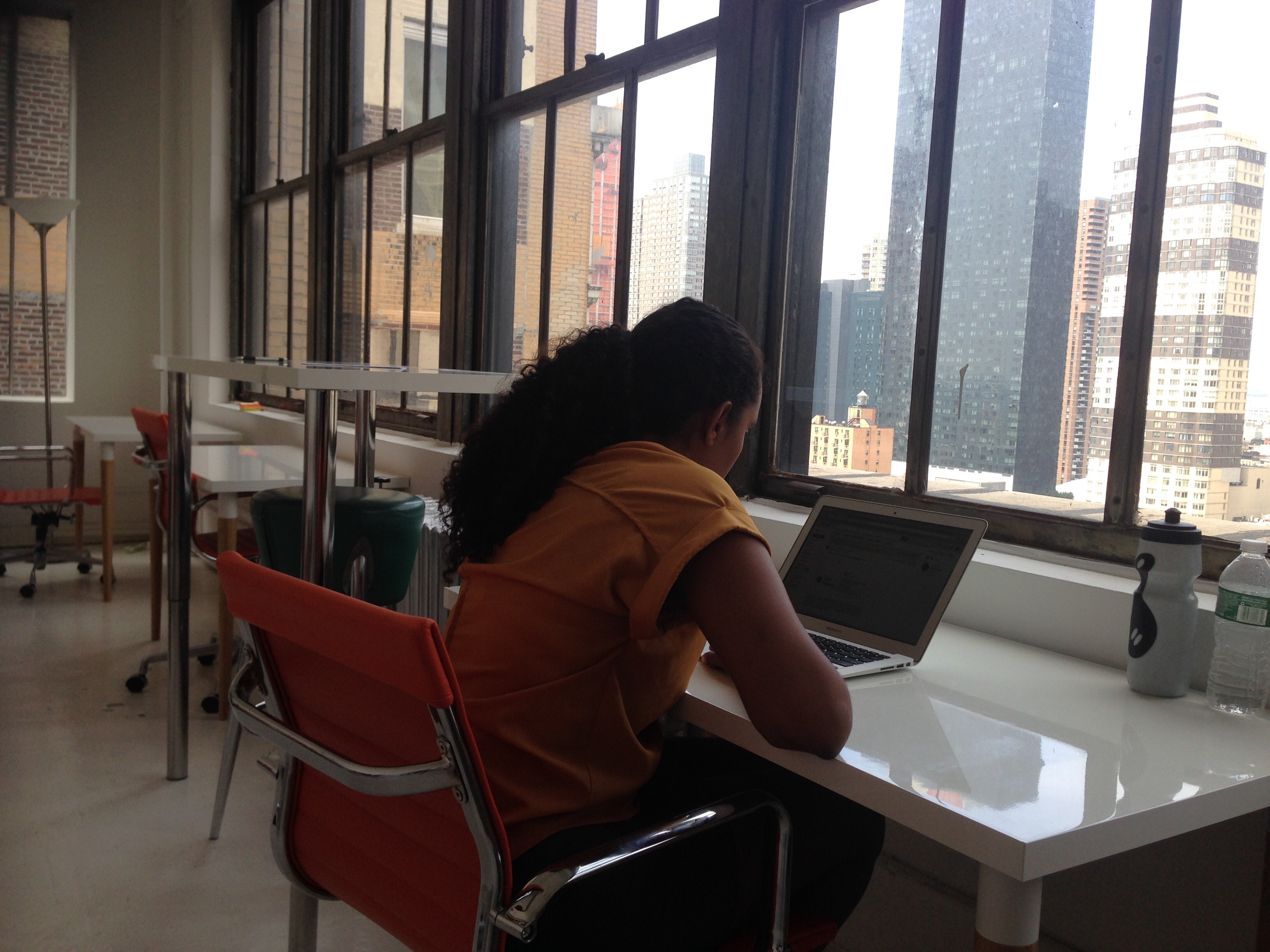 Start up office with 50% windows and unobstructed views