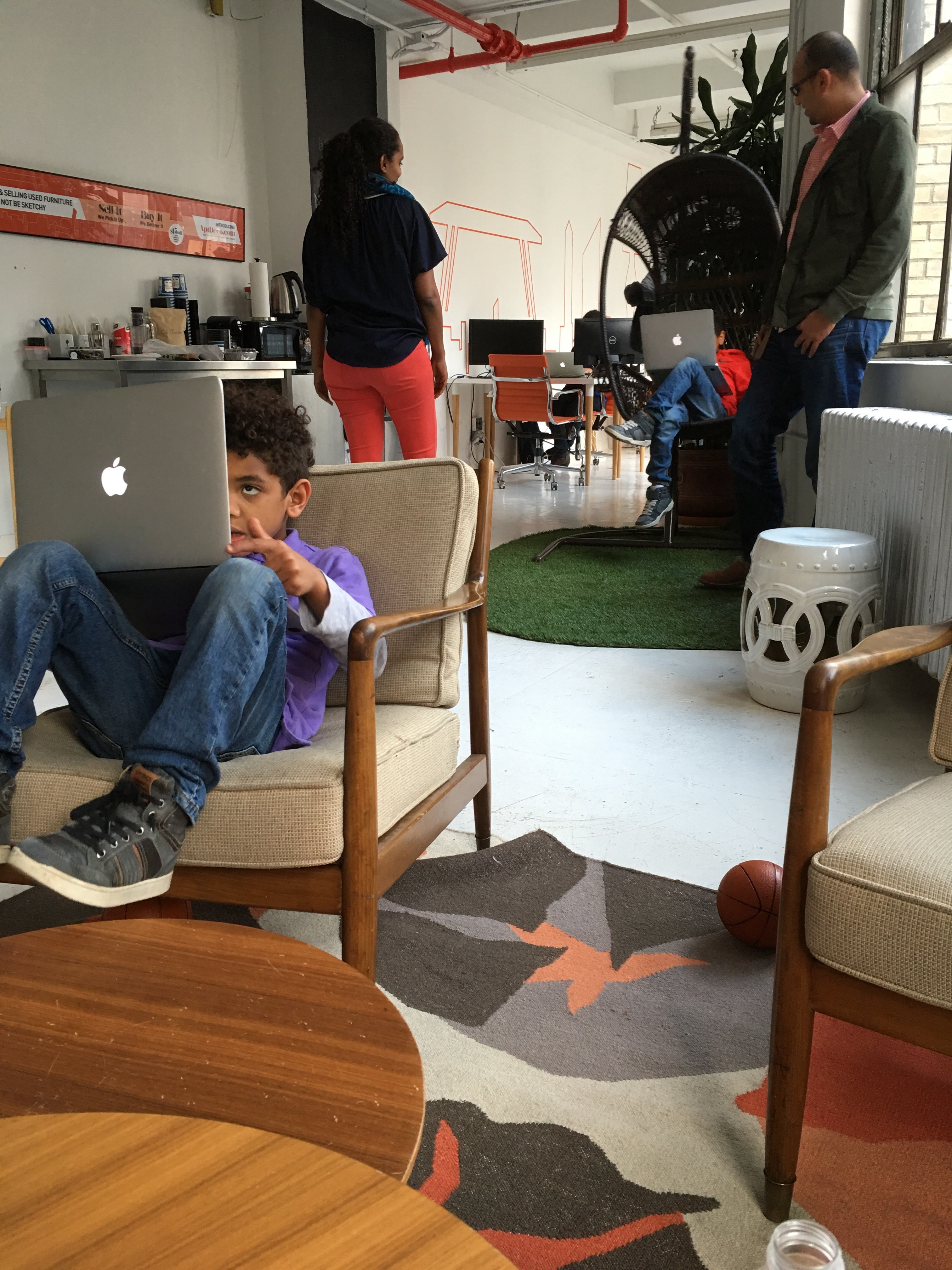 Start up office with 50% windows and unobstructed views