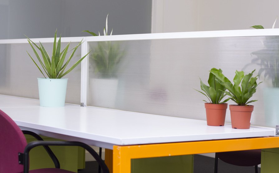 Shared desks at Manufactory Community  Shared desks at Manufactory Community