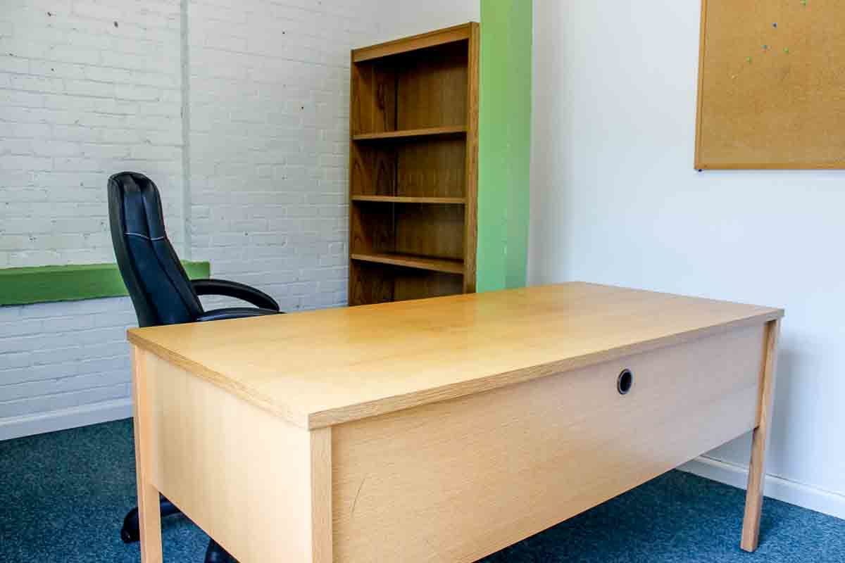 Private office in business suite