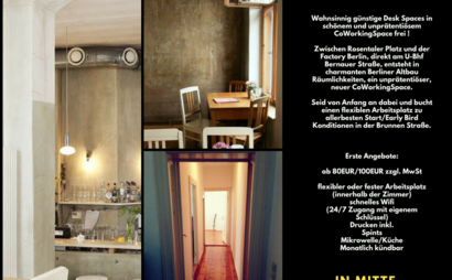 Unpretentious Co Working Space in MItte Unpretentious Co Working Space in MItte