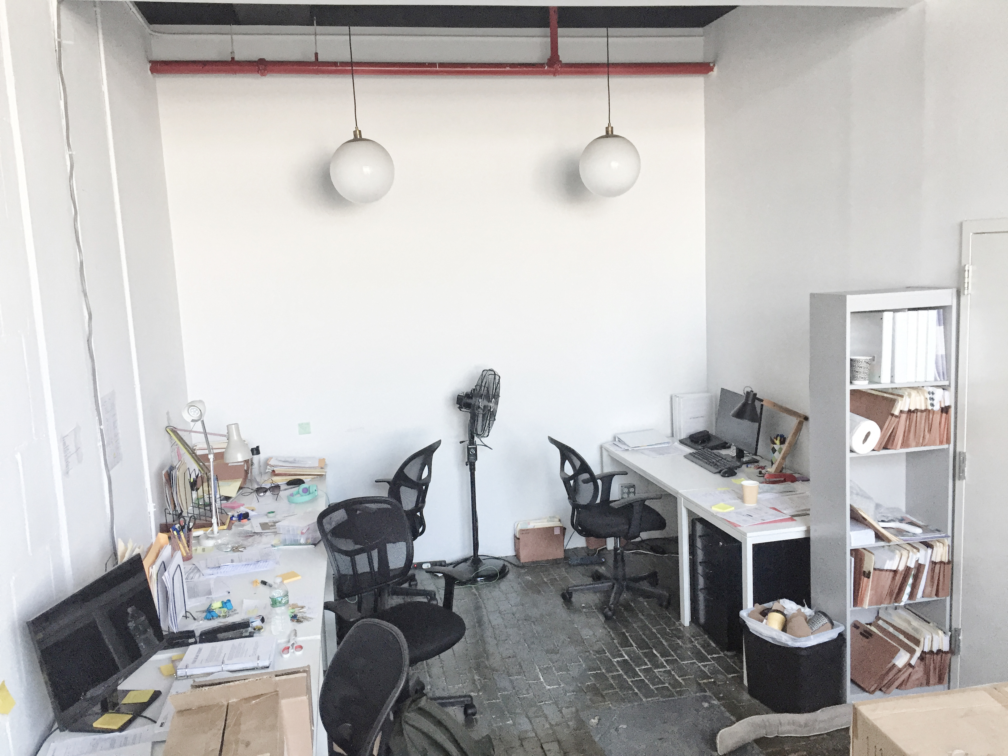 Mix of open and private spaces with dedicated desk at Brooklyn Navy Yards!