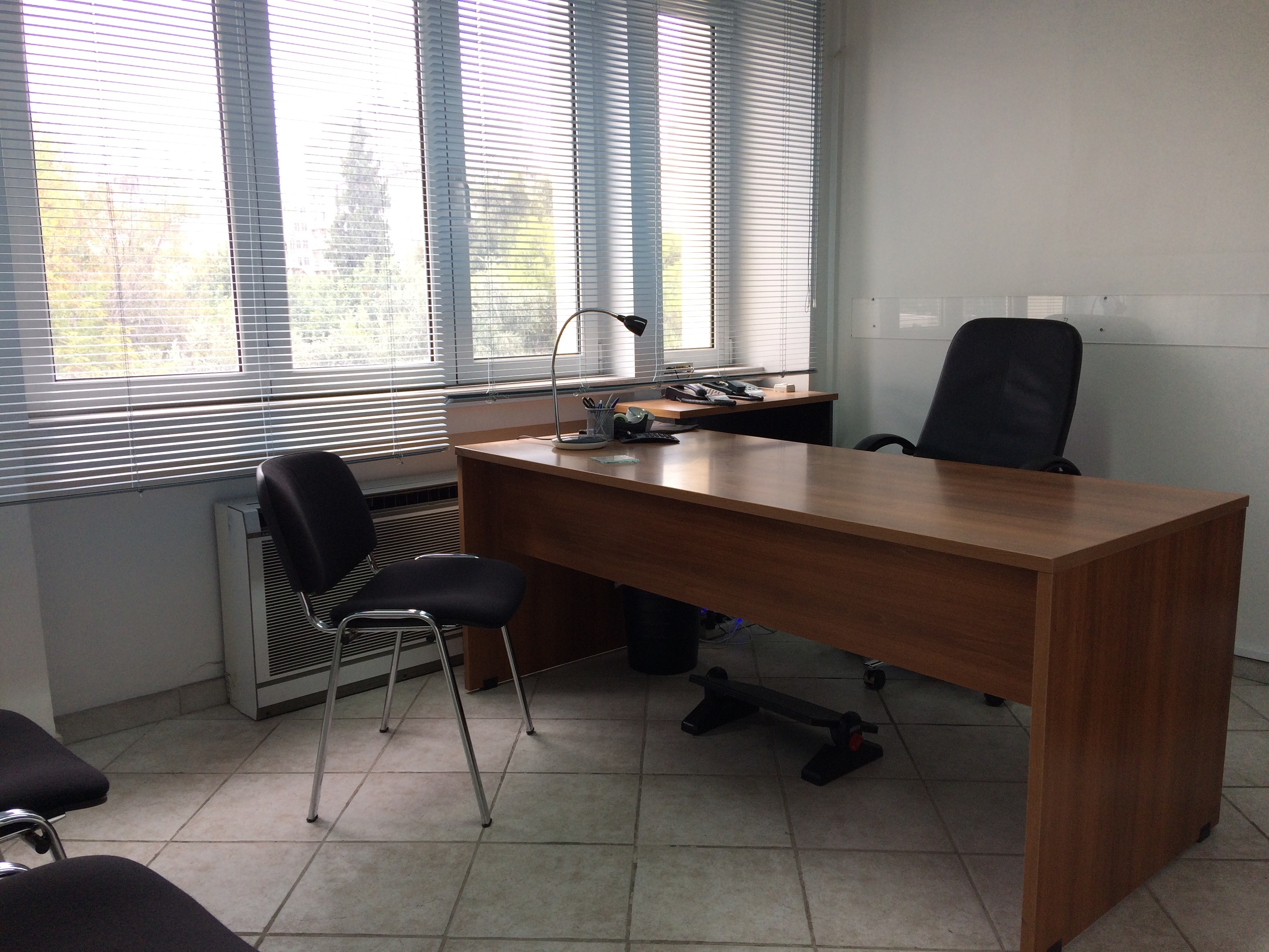 Bright fully equipped and furnished private office.