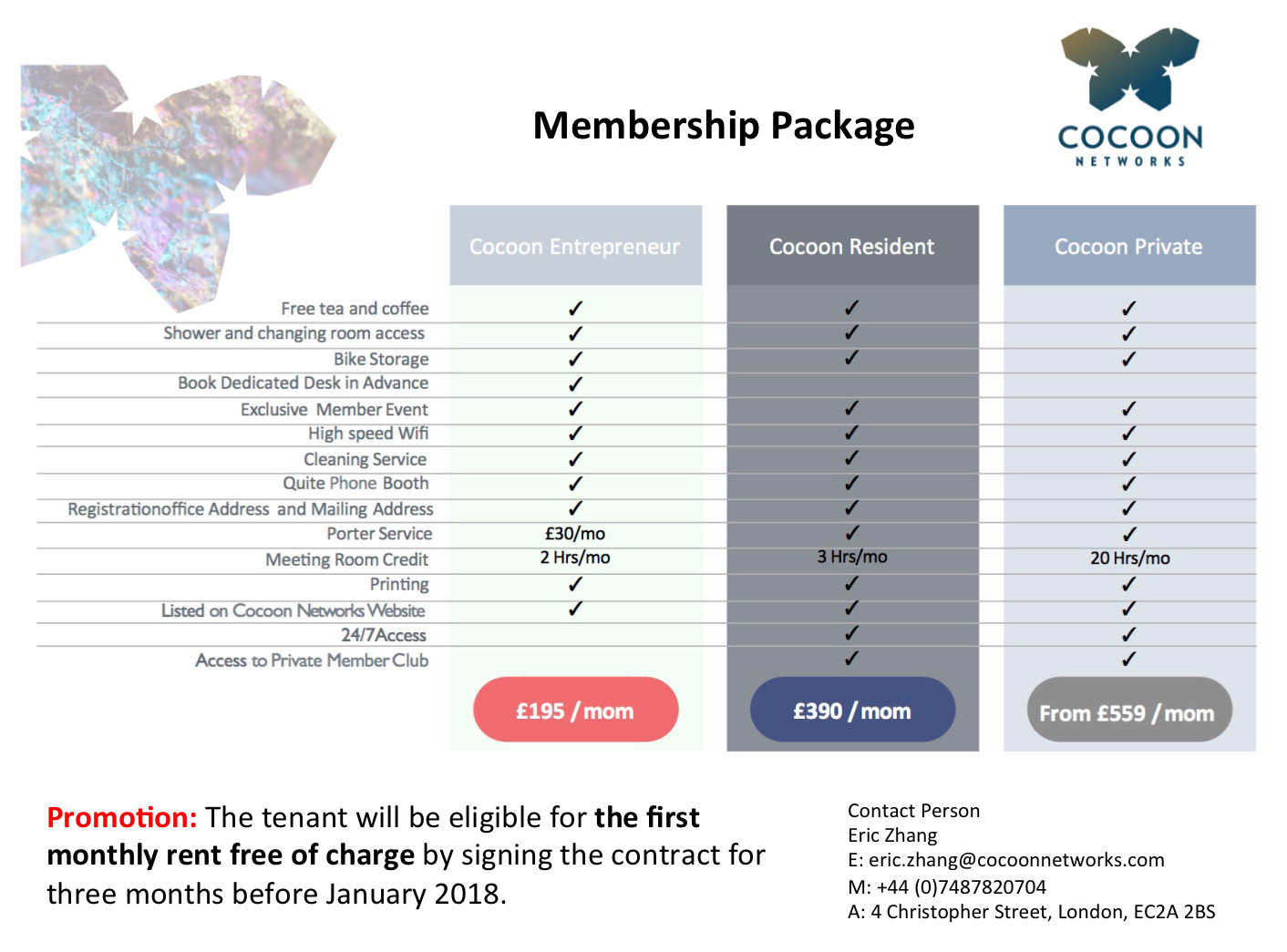 Cocoon Networks‘ Hot Desk’
