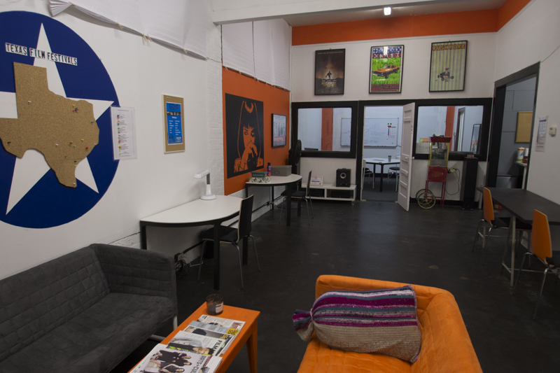 Co-working production studio space and hot desks.