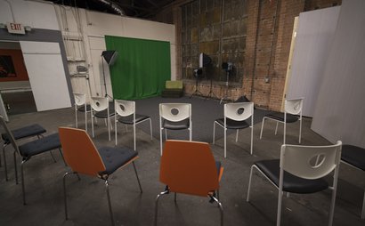 Co-working production studio space and hot desks. Co-working production studio space and hot desks.