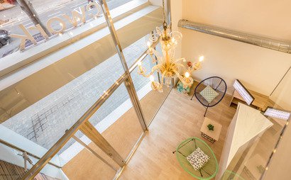 Private fix desks for 1 or 2 persons