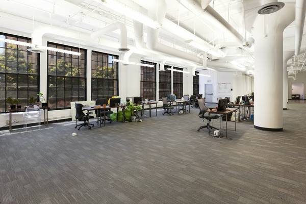 Open desk space in the suite.