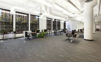 Open desk space in the suite.