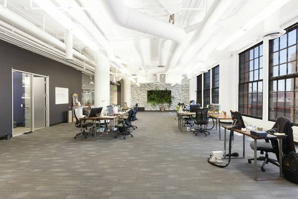 Open desk space in the suite.