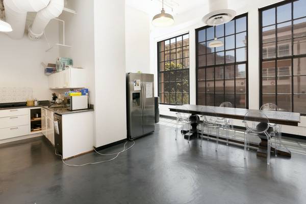Open desk space in the suite.