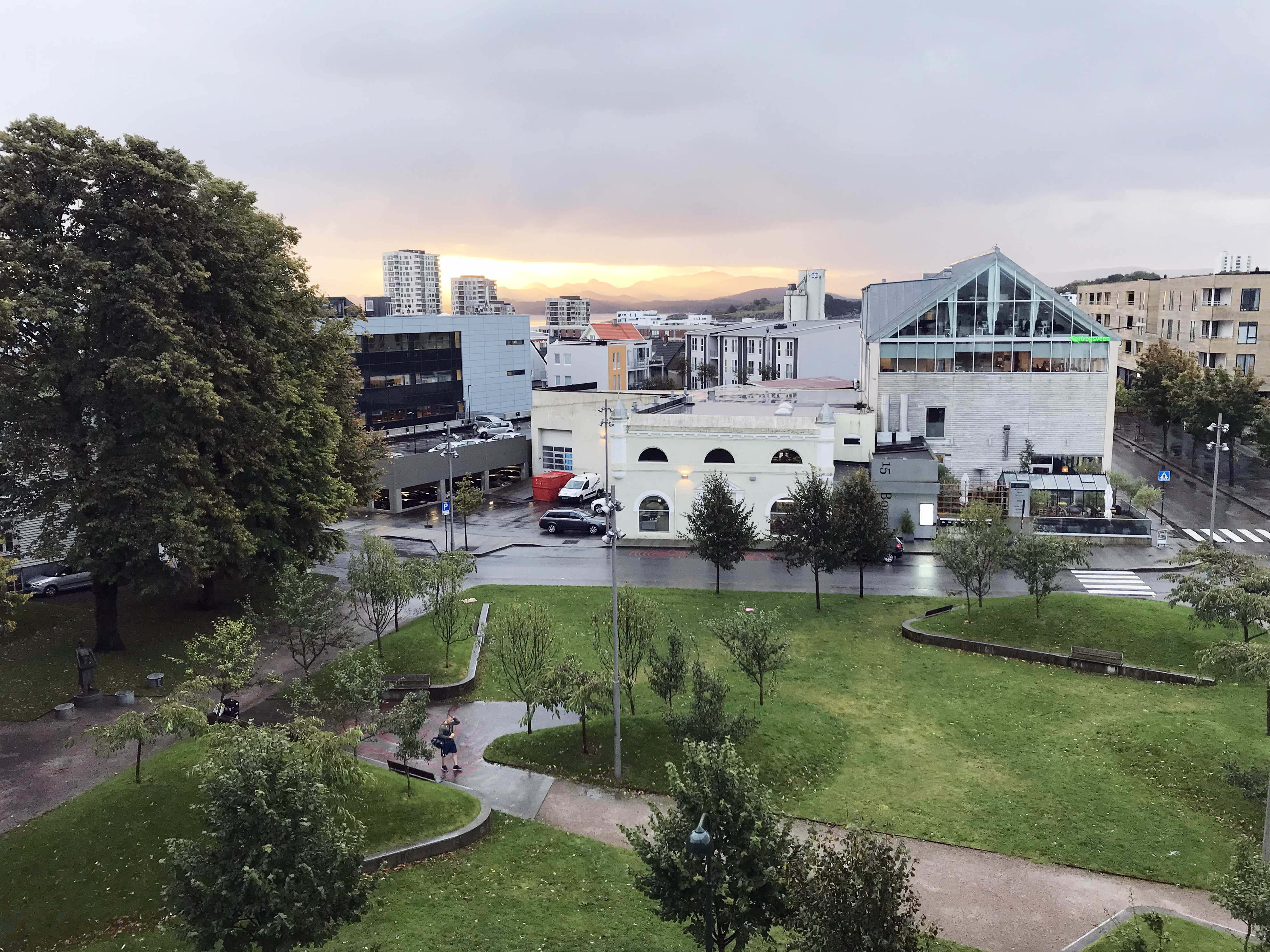 Desk with a view - at a creative work place