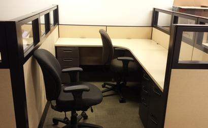 Small Private Desk for One Small Private Desk for One