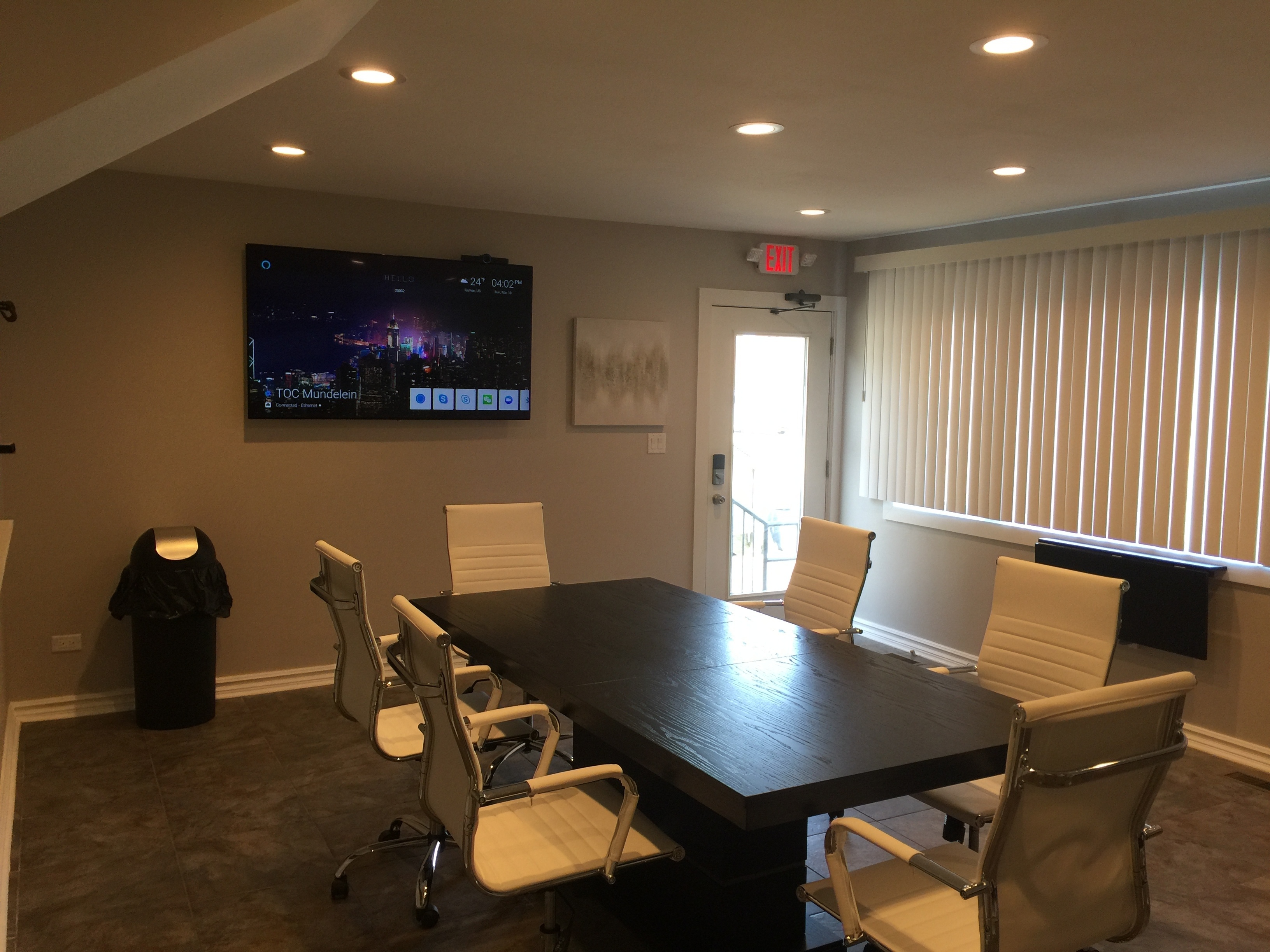 Office Clubhouse Video Conference Meeting room