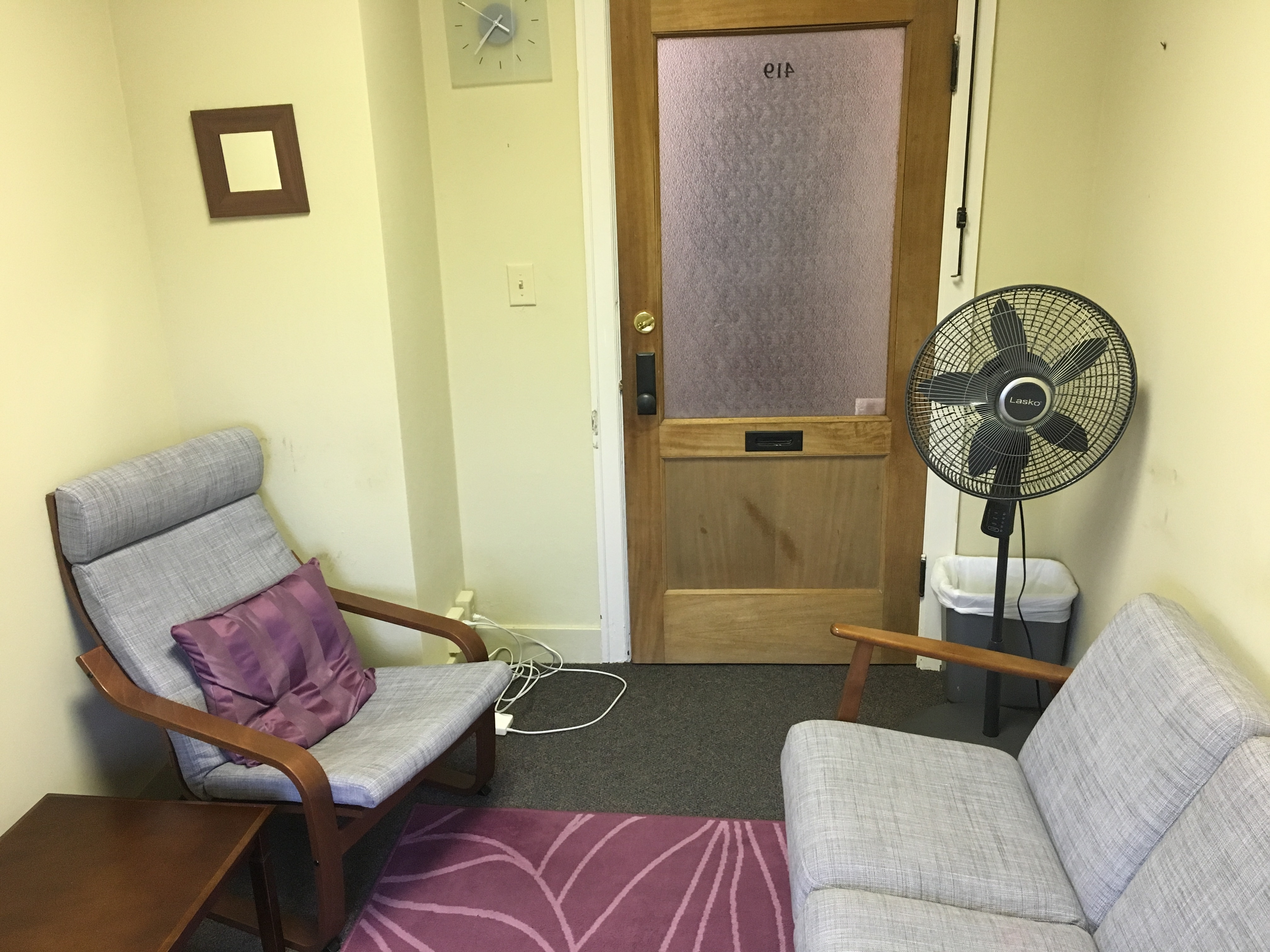 Furnished office for therapy, counseling, or consulting