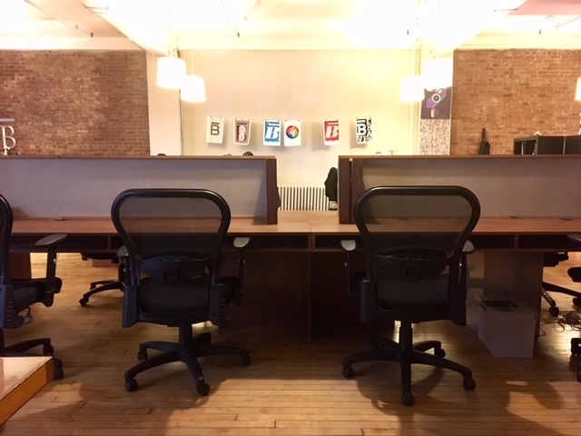 8 desks available in sunny Chelsea loft