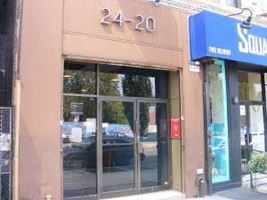 Work space, computer station, some storage