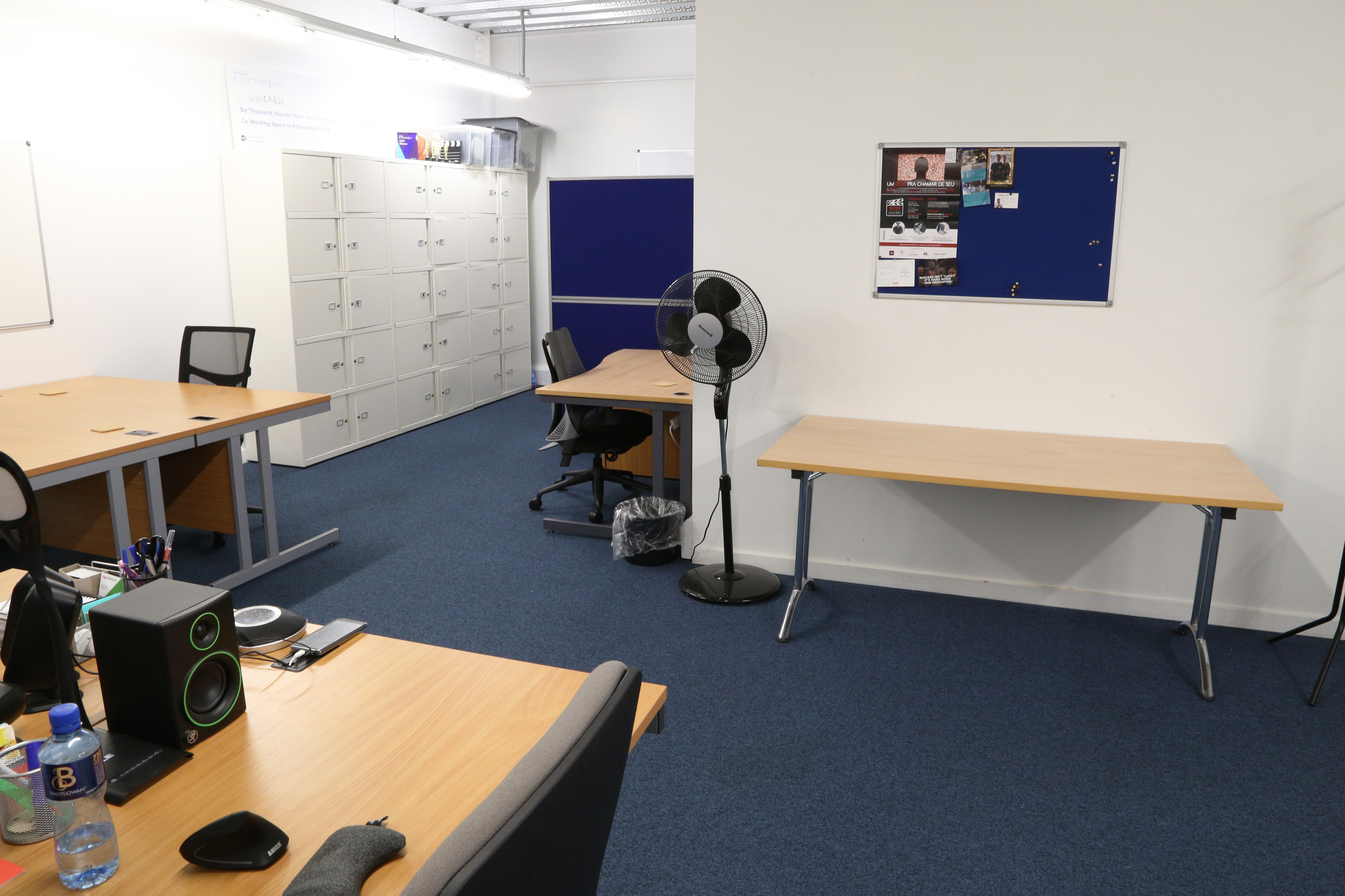  1-3 desk spaces available in vibrant, cool, large shared office - sharing with startups & businesses