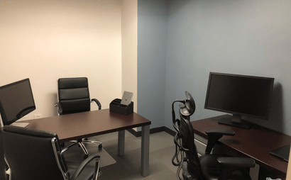 2-person interior office.  2-person interior office.