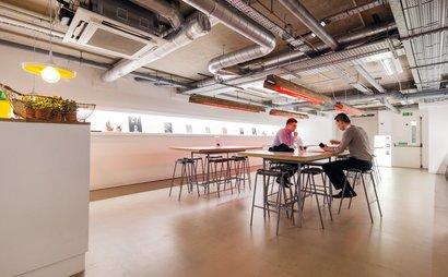 Co-working desk space, second home for creative freelancers Co-working desk space, second home for creative freelancers