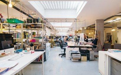 Co-working desk space, second home for creative freelancers Co-working desk space, second home for creative freelancers