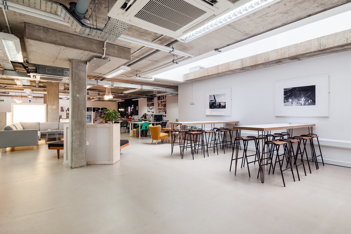 Co-working desk space, second home for creative freelancers Co-working desk space, second home for creative freelancers