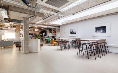 Co-working desk space, second home for creative freelancers Co-working desk space, second home for creative freelancers