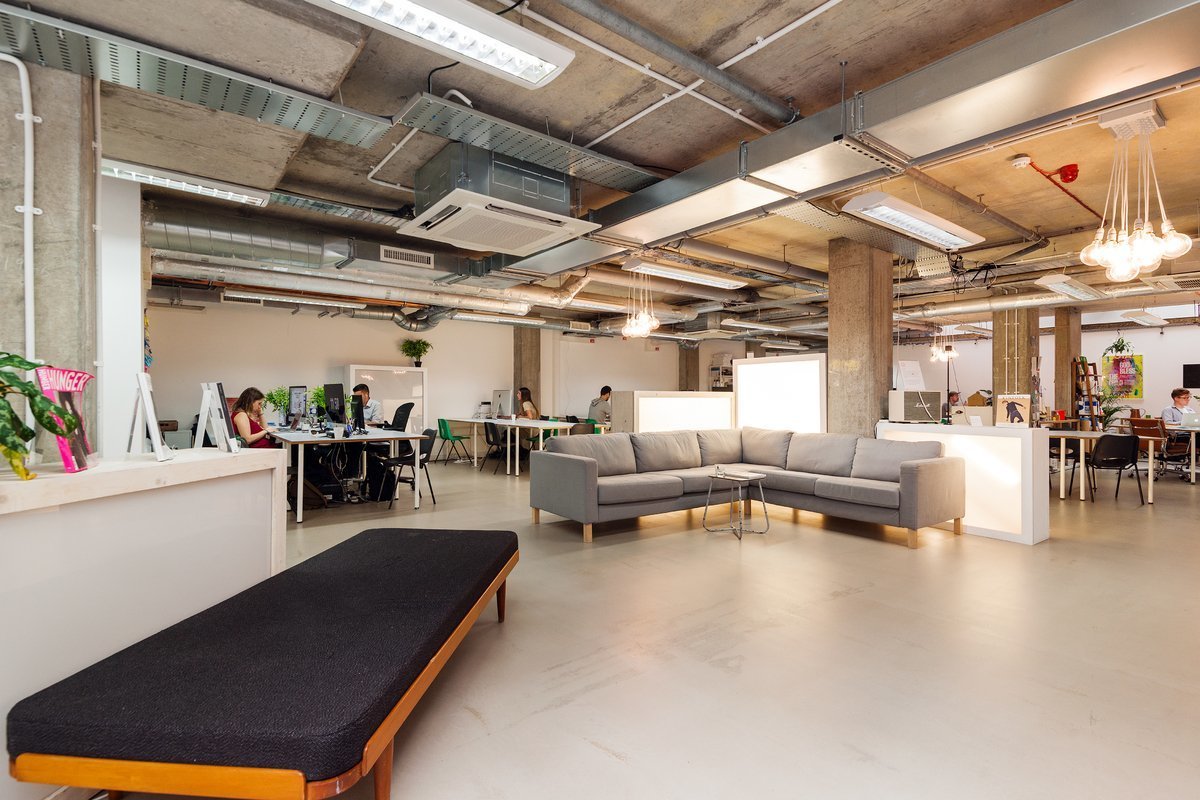 Co-working desk space, second home for creative freelancers Co-working desk space, second home for creative freelancers
