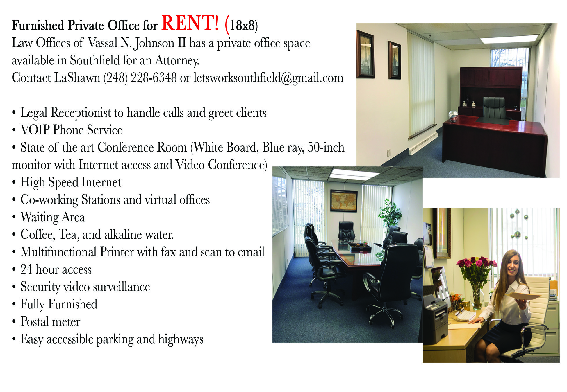 Private Office for RENT