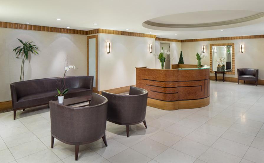 3-person interior office.