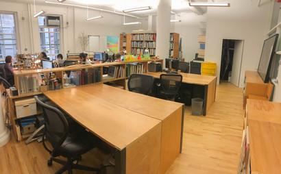 4 Desks in Open-Plan SoHo office