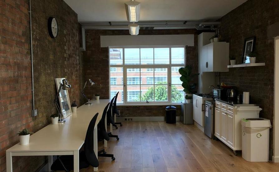 Fantastic penthouse office of a converted Victorian watch factory in the heart of Clerkenwell.