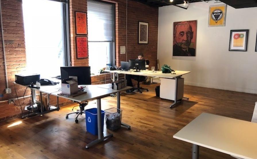 Up to four desks in a modern, open-concept, quiet office space Up to four desks in a modern, open-concept, quiet office space