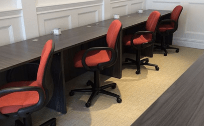 Access to coworking space with standard desks, active seating, and height-adjustable desks. Access to coworking space with standard desks, active seating, and height-adjustable desks.