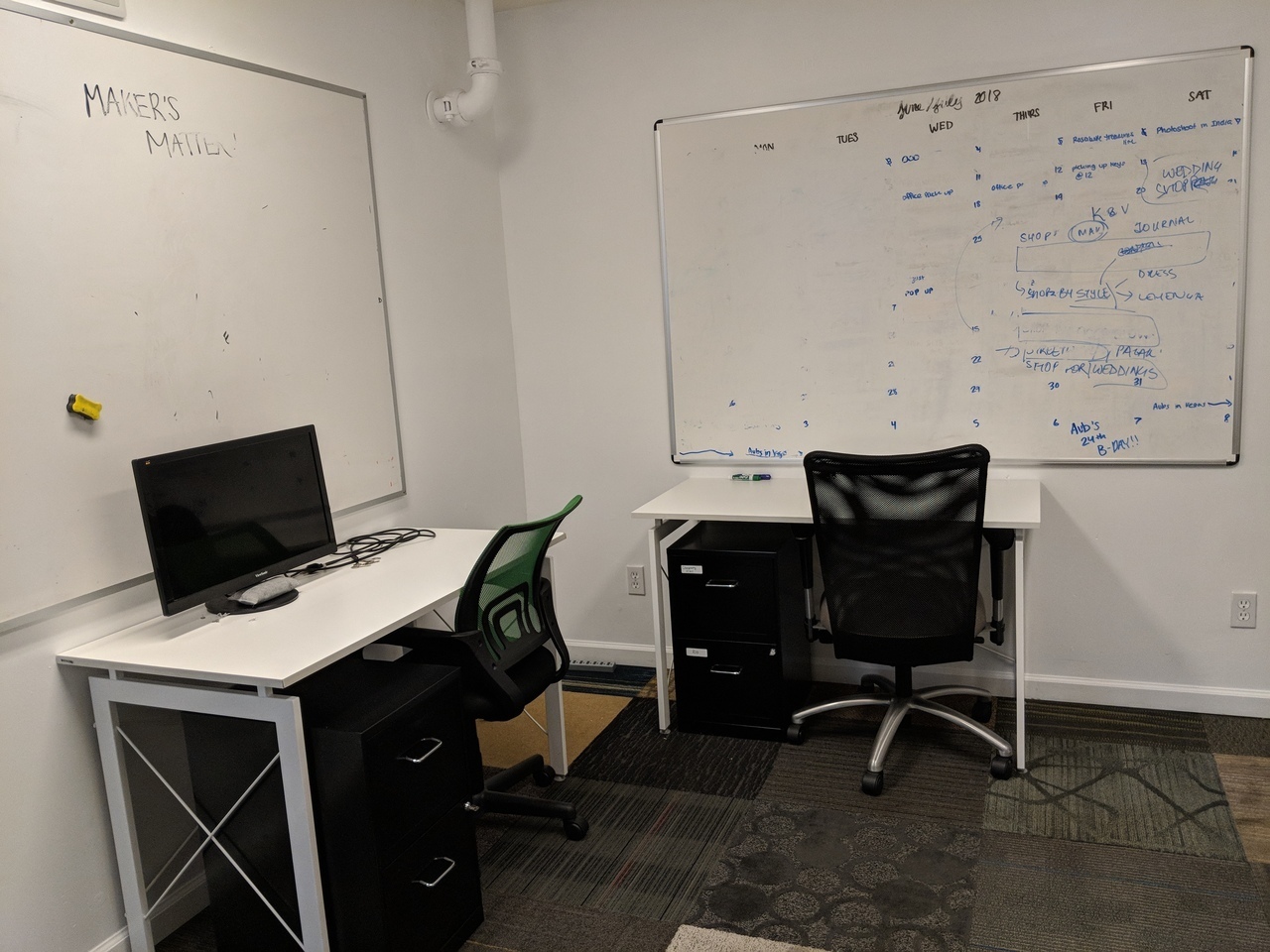 Simple and Clean Furnished Private Office for 5 