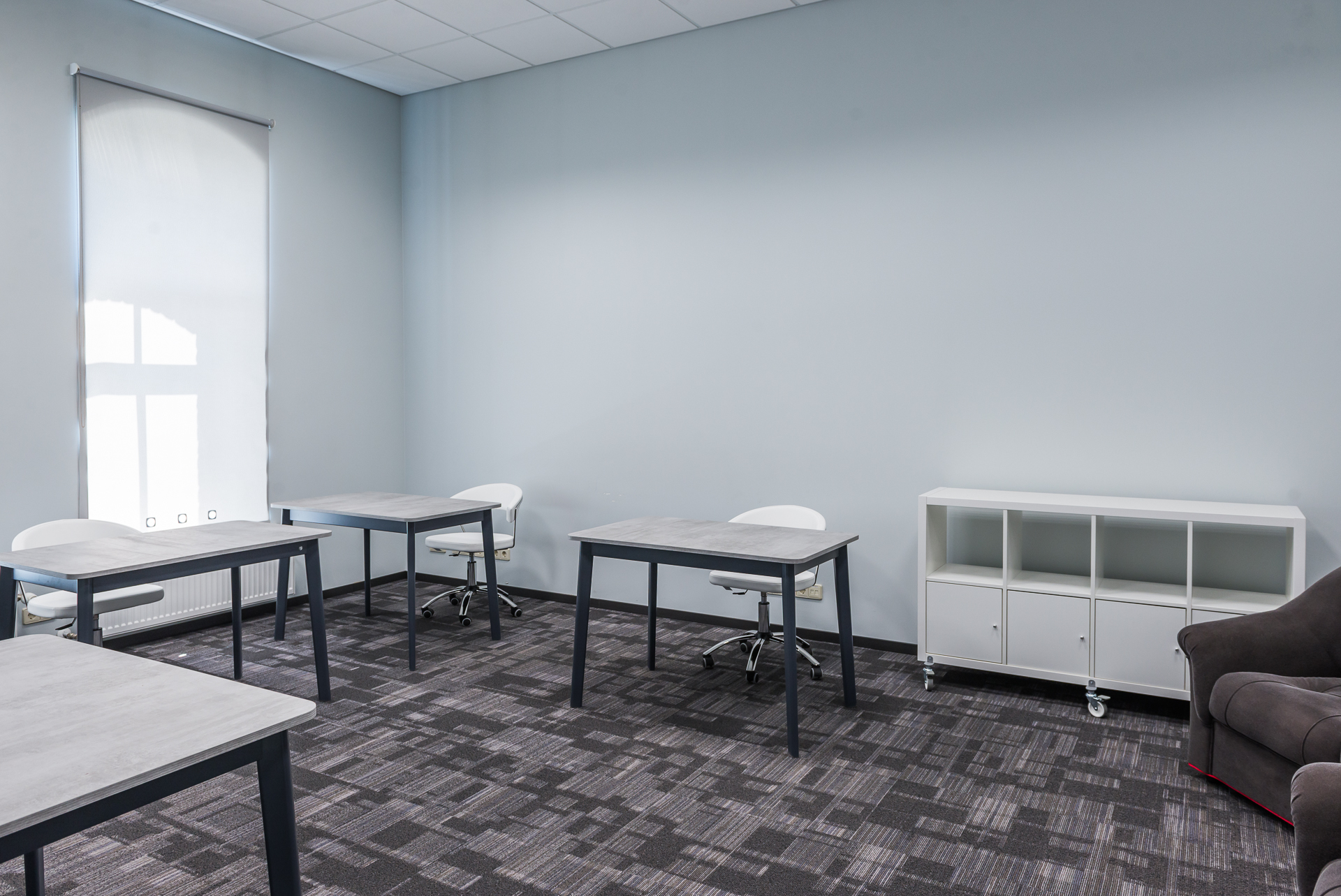 Hot desk in open space Hot desk in open space