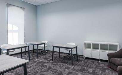 Hot desk in open space Hot desk in open space