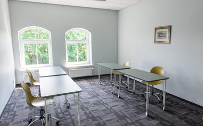 Hot desk in open space Hot desk in open space