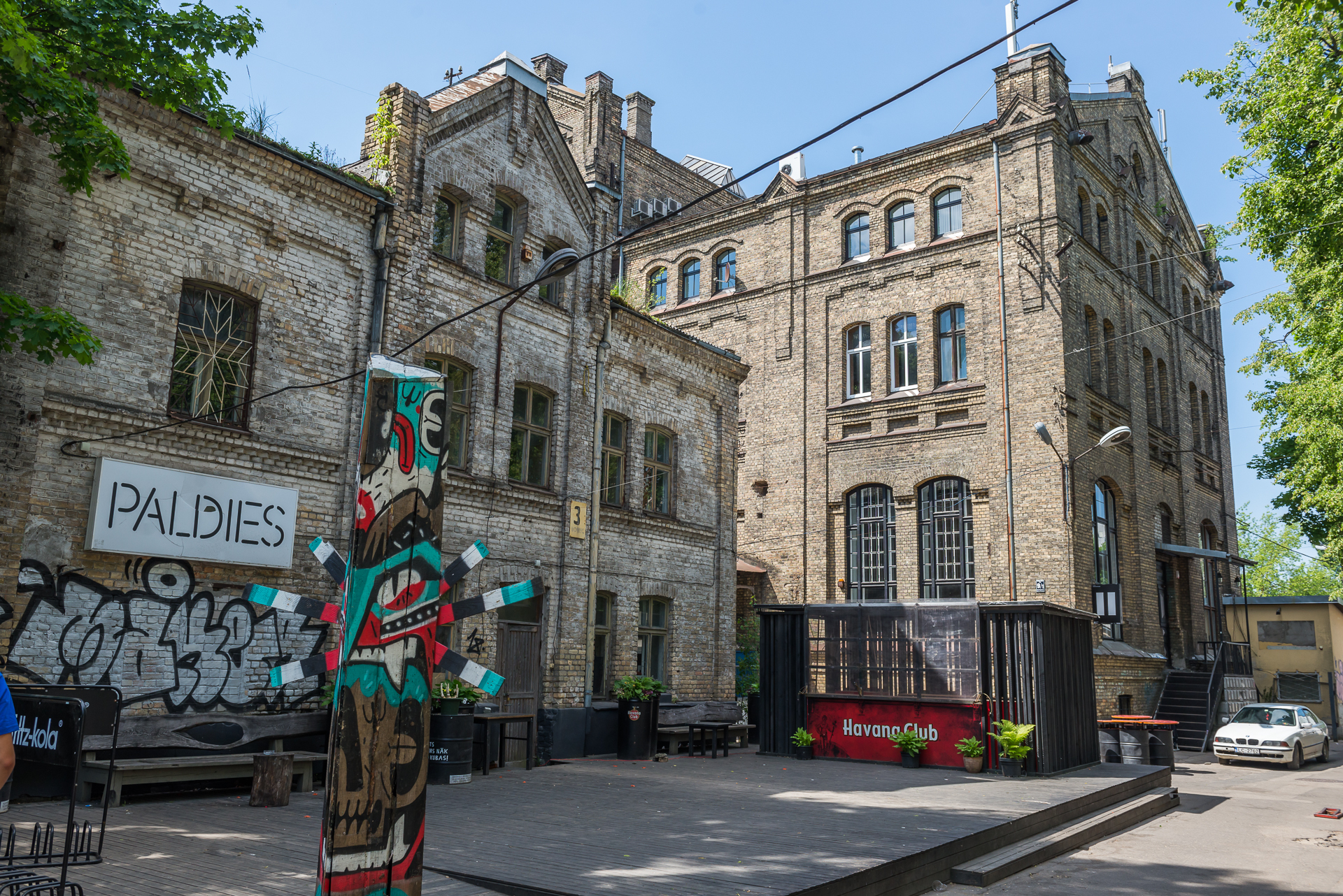 Hot desk in open space Hot desk in open space