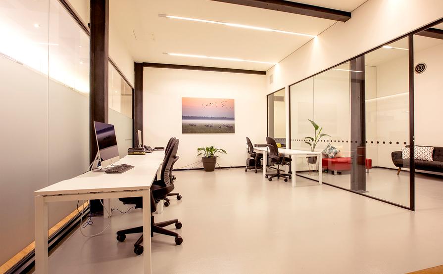 Desk in creative office space Desk in creative office space