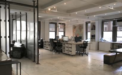 Office Space Part of Large, Open, Naturally Lit, Art and Design Firm - Midtown Manhattan Office Space Part of Large, Open, Naturally Lit, Art and Design Firm - Midtown Manhattan