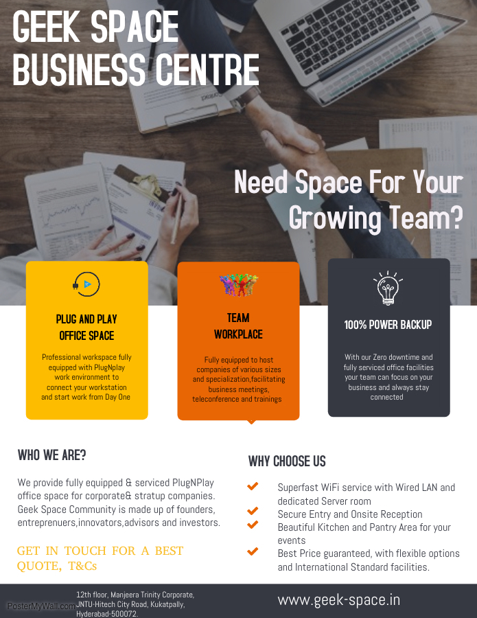 Geek space business center 
