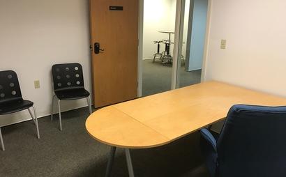 We have private offices, hot desks, dedicated desks, a private conference room and open meeting areas. Weekdays only. We have private offices, hot desks, dedicated desks, a private conference room and open meeting areas. Weekdays only.