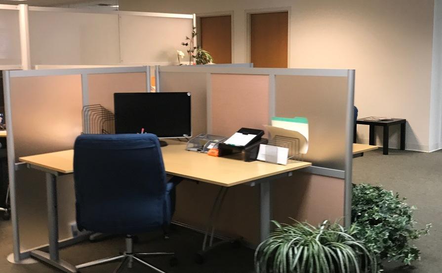 We have private offices, hot desks, dedicated desks, a private conference room and open meeting areas. Weekdays only. We have private offices, hot desks, dedicated desks, a private conference room and open meeting areas. Weekdays only.