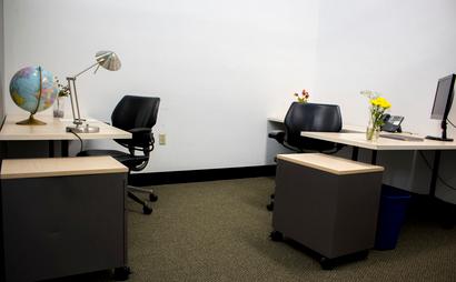 Private offices available.   Dog friendly.   