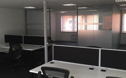 Desk space  Desk space