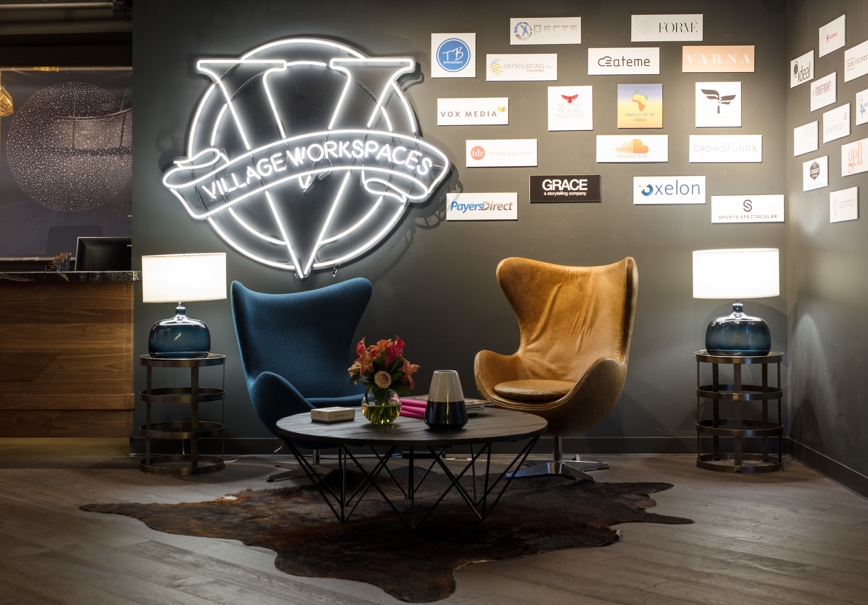 Village Workspaces Coworking area