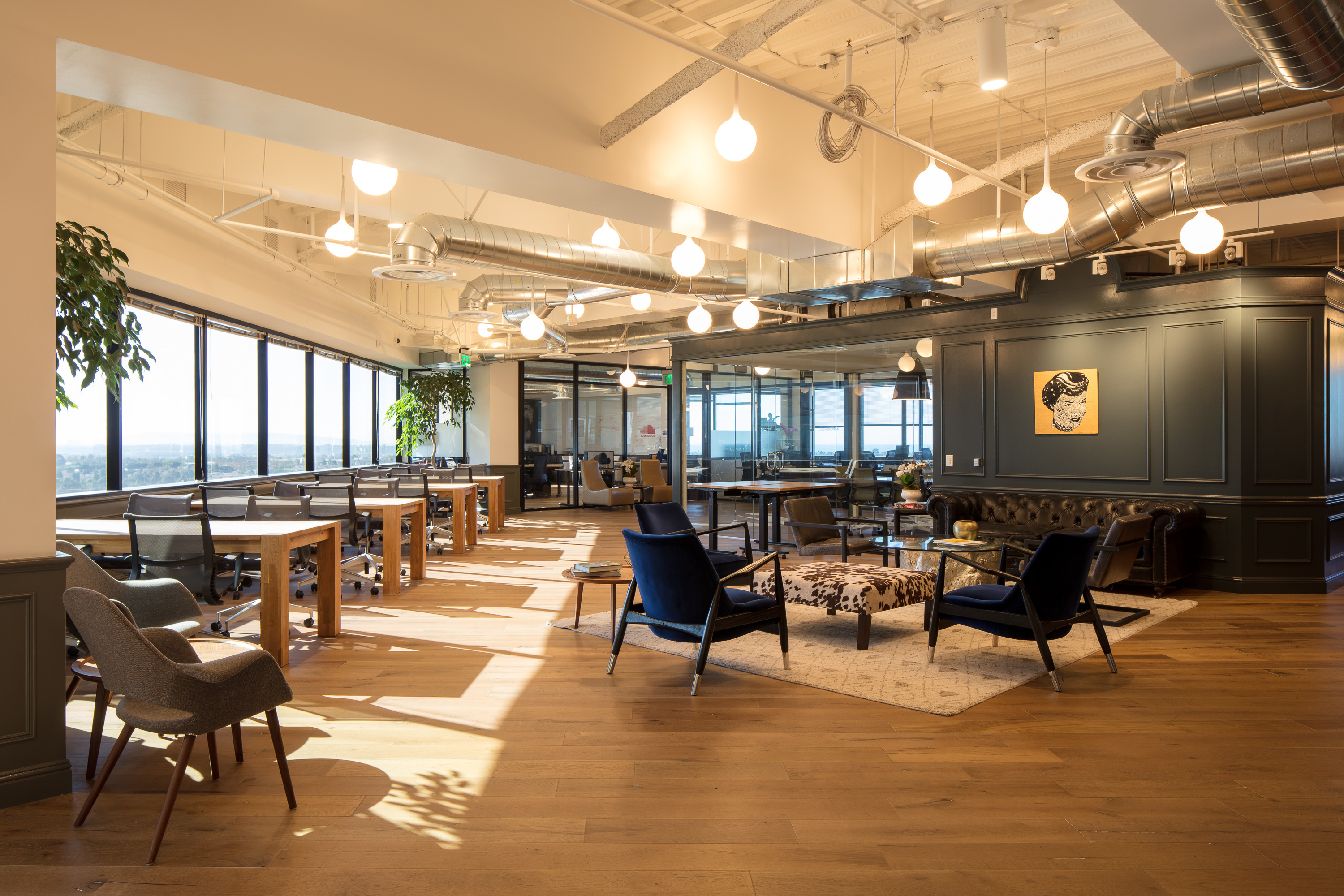 Village Workspaces Coworking area